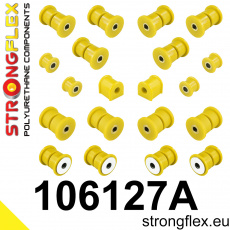 106127A: Strongflex Sada silentbloků zadního zavěšení z polyuretanu varianta SPORT 106127A: Strongflex Sada silentbloků zadního zavěšení z polyuretanu varianta SPORT