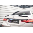 Maxton Design prodloužení spoileru pro Mercedes třída E W213 Facelift/AMG-Line/Sedan, černý lesklý plast ABS
