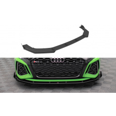 Maxton Design "Street Pro" spoiler pod přední nárazník s křidélky ver.1 pro Audi RS3 8Y, plast ABS bez povrchové úpravy, s červenou linkou Maxton Design "Street Pro" spoiler pod přední nárazník s křidélky ver.1 pro Audi RS3 8Y, plast ABS bez povrchové úpravy, s červenou linkou