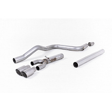 Milltek Sport výfukový systém cat-back bez rezonátoru (hlasitější) pro Seat Leon FR 2.0 TDI 150 SC a 5-dvéř. (manual a DSG) 2013-2020, titanové koncovky