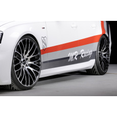 Rieger boční práh mont. strana levá pro Audi A4 B8, B81 avant, sedan, r.v. 11/07-, plast ABS bez povrchové úpravy