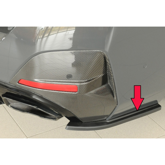 Rieger spoiler pod zadní nárazník na pravé straně pro BMW i4 M G26 gran coupe (5-dvéř.) r.v. 11/21-, plast ABS bez povrchové úpravy
