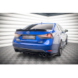Maxton Design vložka zadního nárazníku pro Lexus GS F Mk4 Facelift, černý lesklý plast ABS