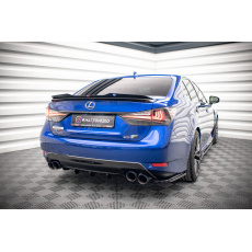 Maxton Design vložka zadního nárazníku pro Lexus GS F Mk4 Facelift, černý lesklý plast ABS Maxton Design vložka zadního nárazníku pro Lexus GS F Mk4 Facelift, černý lesklý plast ABS