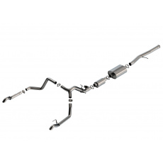 Borla Cat-Back výfukový systém "S-Type" pro Chevrolet Silverado 1500 ZR2 6,2L V8, automat, 4WD, CC s SB (5'9'') 147,4'' WB, r.v. 2024-2025 