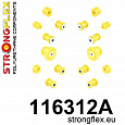 116312A: Strongflex Kompletní sada silentbloků zavěšení varianta SPORT