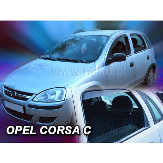 HEKO ofuky oken Opel Corsa C 5dv (2000-2006) přední + zadní