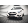 Maxton Design spoiler pod přední nárazník pro Hyundai ix35 Mk1, černý lesklý plast ABS