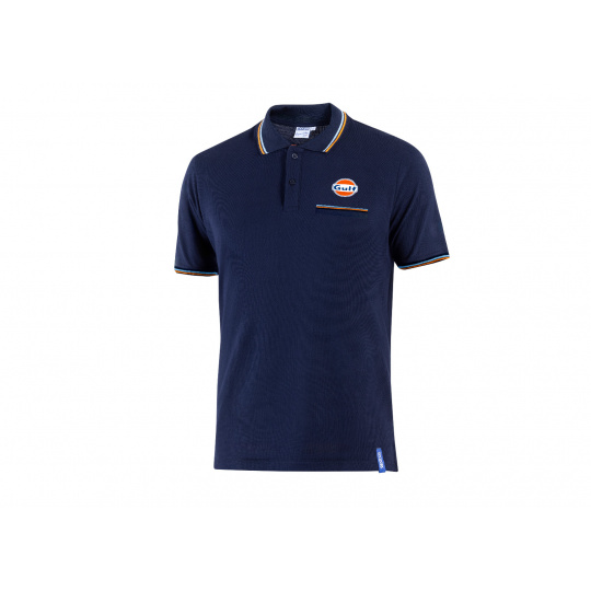Sparco polo triko Gulf s náprsní kapsičkou, barva: modrá, velikost: L