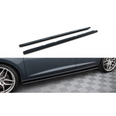 Maxton Design difuzory pod boční prahy ver.2 pro Seat Leon Cupra Mk3 Facelift, černý lesklý plast ABS Maxton Design difuzory pod boční prahy ver.2 pro Seat Leon Cupra Mk3 Facelift, černý lesklý plast ABS