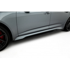 Maxton Design difuzory pod boční prahy ver.2 pro Audi RS7 C8, černý lesklý plast ABS Maxton Design difuzory pod boční prahy ver.2 pro Audi RS7 C8, černý lesklý plast ABS