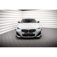 Maxton Design rohové spoilery pod přední nárazník pro BMW řada 2 G42 M240i, G42 M-Pack, černý lesklý plast ABS Maxton Design rohové spoilery pod přední nárazník pro BMW řada 2 G42 M240i, G42 M-Pack, černý lesklý plast ABS