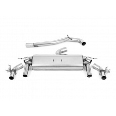 Milltek Sport výfukový systém cat-back GPF Back - bez rezonátoru (hlasitější) pro Volkswagen T-roc R 2.0TSI 300ps (MQB EVO modely s OPF/GPF) 2023-2024, typ koncovek: GT-100 leštěné