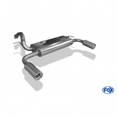 Fox Sportauspuff koncový tlumič výfuku s koncovkou 1x90 Typ 13 na obou stranách pro Mazda 5 2005-2010 s motorem 1.8, 2.0