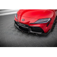 Maxton Design spoiler pod přední nárazník ver.4 pro Toyota Supra Mk5, černý lesklý plast ABS