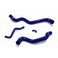 Samco Sport 4-dílná sada silikonových hadic pro vedení chladicí kapaliny pro Chevrolet Corvette 1992-1997 LT1 5.7l V8, barva: modrá