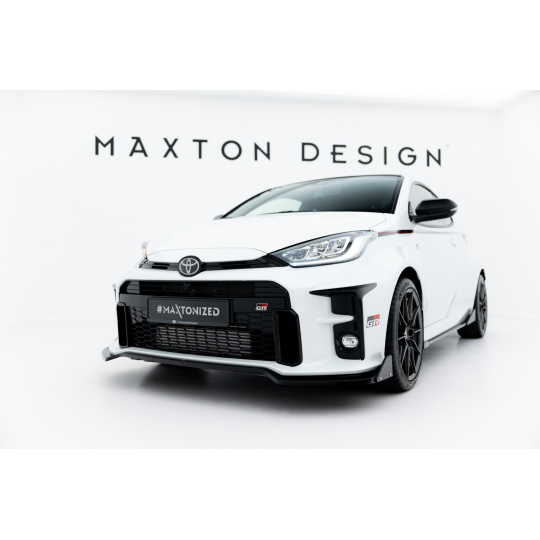 Maxton Design spoiler pod přední nárazník s křidélky ver.3 pro Toyota GR Yaris Mk3, černý lesklý plast ABS Maxton Design spoiler pod přední nárazník s křidélky ver.3 pro Toyota GR Yaris Mk3, černý lesklý plast ABS