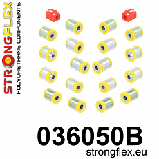 036050B: Strongflex Sada silentbloků zadního zavěšení 036050B: Strongflex Sada silentbloků zadního zavěšení