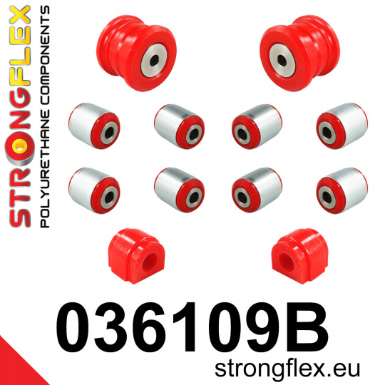 036109B: Strongflex Sada silentbloků zadního zavěšení