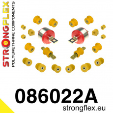 086022A: Strongflex Sada silentbloků zadního zavěšení varianta SPORT 086022A: Strongflex Sada silentbloků zadního zavěšení varianta SPORT