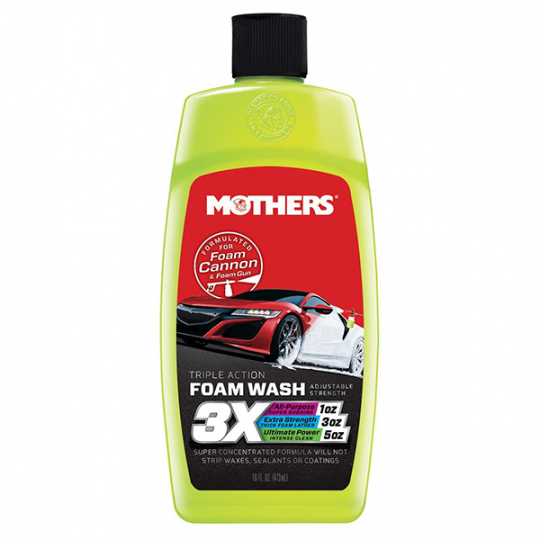 Mothers Triple Action Foam Wash - autošampon, 473 ml
