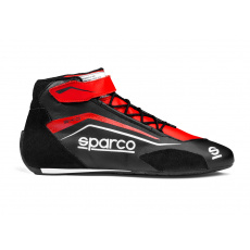 Závodní boty Sparco SKID, s homologací FIA, barva: černo-červená, velikost: 45 Závodní boty Sparco SKID, s homologací FIA, barva: černo-červená, velikost: 45