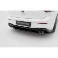 Maxton Design "Street Pro" difuzor zadního nárazníku v.5 pro Volkswagen Golf GTI Mk8, Mk8 Facelift, plast ABS bez povrchové úpravy