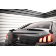 Maxton Design prodloužení spoileru pro Peugeot 508 Mk1 GT, černý lesklý plast ABS