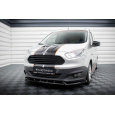 Maxton Design spoiler pod přední nárazník pro Ford Transit Courier Mk1, černý lesklý plast ABS