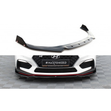 Maxton Design spoiler pod přední nárazník s křidélky ver.6 pro Hyundai i30 N Mk3, černý lesklý plast ABS Maxton Design spoiler pod přední nárazník s křidélky ver.6 pro Hyundai i30 N Mk3, černý lesklý plast ABS