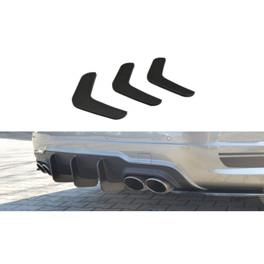Maxton Design difuzor zadního nárazníku ver.2 pro Mercedes třída C W204/AMG-Line