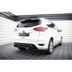Maxton Design středový spoiler pod zadní nárazník s žebrováním pro Ford Kuga Mk2 ST-Line, černý lesklý plast ABS Maxton Design středový spoiler pod zadní nárazník s žebrováním pro Ford Kuga Mk2 ST-Line, černý lesklý plast ABS