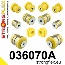 036070A: Strongflex Sada silentbloků předního zavěšení varianta SPORT 036070A: Strongflex Sada silentbloků předního zavěšení varianta SPORT