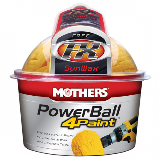 Mothers PowerBall 4Paint - pěnový nástroj pro leštění a voskování karoserie