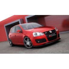 Maxton Design spoiler pod přední nárazník pro Volkswagen Golf GTI Mk5, černý lesklý plast ABS