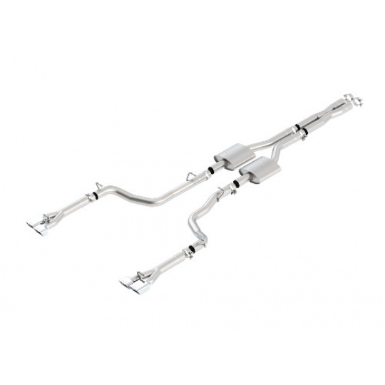  Borla Cat-Back výfukový systém "ATAK" pro Dodge Challenger SRT-8 "392" 6,4l V8, RWD, 2-dvéř. Coupé, r.v. od 11-14