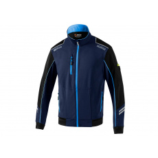Sparco technická softshell lehká bunda Austin, barva: modrá-tmavě modrá, velikost: XL