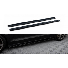 Maxton Design difuzory pod boční prahy pro Audi A8 D4, černý lesklý plast ABS Maxton Design difuzory pod boční prahy pro Audi A8 D4, černý lesklý plast ABS