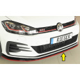 Rieger lipa pod přední nárazník pouze pro GTI - TCR pro Volkswagen Golf 7 GTI-TCR 3-dvéř., 5-dvéř., 01/19-, plast ABS bez povrchové úpravy