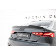 Maxton Design prodloužení spoileru 3d pro Audi S5 F5 FL, černý lesklý plast ABS, Sportback