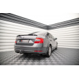 Maxton Design boční difuzory pod zadní nárazník pro Škoda Octavia Mk3 Facelift, černý lesklý plast ABS