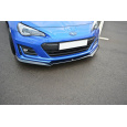 Maxton Design spoiler pod přední nárazník ver.2 pro Subaru BRZ Mk1 Facelift, černý lesklý plast ABS