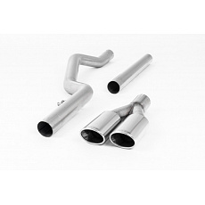 Milltek Sport výfukový systém cat-back dvojitá oválná koncovka (zadní výstup) pro Volkswagen Amarok 3.0 V6 TDI (204/224PS) 2017-2024, letěná koncovka