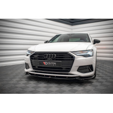 Maxton Design spoiler pod přední nárazník pro Audi A6 C8, černý lesklý plast ABS Maxton Design spoiler pod přední nárazník pro Audi A6 C8, černý lesklý plast ABS