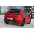 Fox Sportauspuff koncový tlumič výfuku s koncovkou 2x80 Typ 25 na obou stranách pro Seat Leon 5F 2012- s motorem 1.2, 1.4, 1.6 TDI, 2.0 TDI, s pevnou ZN