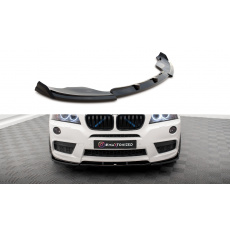 Maxton Design spoiler pod přední nárazník pro BMW X3 F25 M-Pack, Carbon-Look