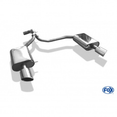 Fox Sportauspuff koncový tlumič výfuku s koncovkou 115x85 Typ 38 na obou stranách pro Ford S-Max s motorem 2.0, 2.0 D, 2.2 D, 2.5