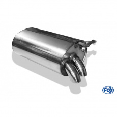 Fox Sportauspuff koncový tlumič výfuku s koncovkou 2x55 typ 28 pro Mercedes SL 129 s motorem 2.8, 3.0, 3.2, 5.0