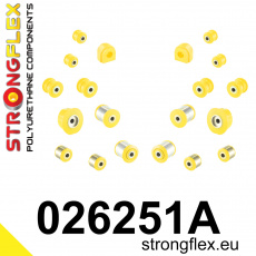 026251A: Strongflex Sada silentbloků zadního zavěšení varianta SPORT 026251A: Strongflex Sada silentbloků zadního zavěšení varianta SPORT