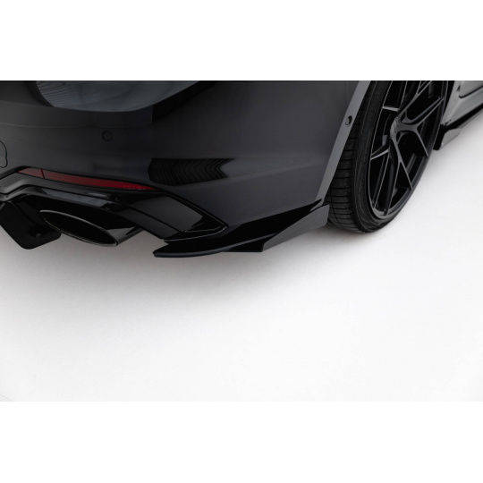 Maxton Design "Street Pro" boční difuzory pod zadní nárazník s křidélky pro Audi RS5 F5, plast ABS bez povrchové úpravy